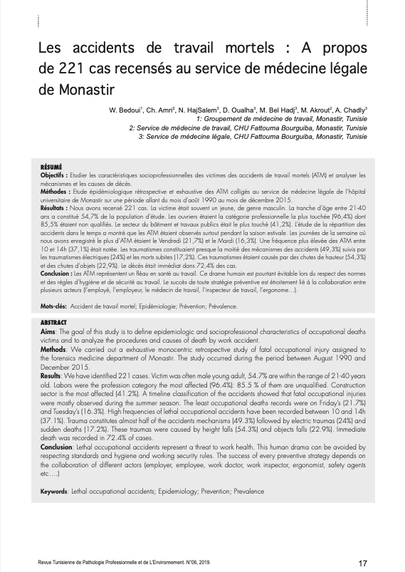 W. Bedoui et al