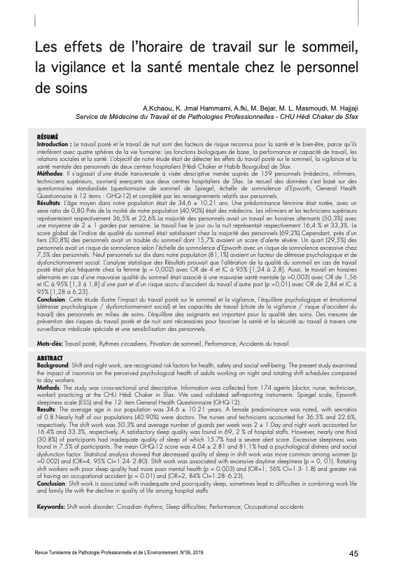 A.Kchaou et al