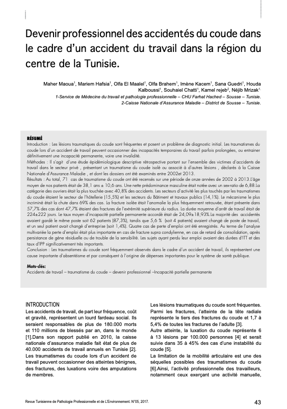 Maher Maoua et al
