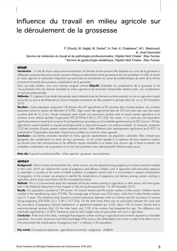 F. Dhouib et al