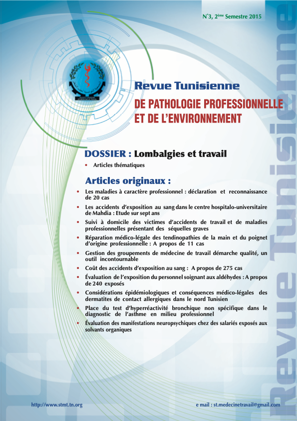 Couverture Édition 2015 - Numéro 3